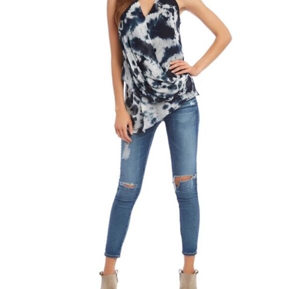 Fifteenth twenty drape asymmetrical top size XS and S, NWT - Picture 3 of 9